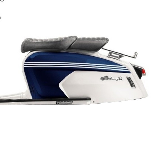 Royal Alloy Left Side Cover Brighton Blue/Ivory External Bolt hole